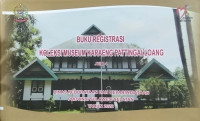 Image of Buku Registrasi Koleksi Museum Karaeng Pattingalloang