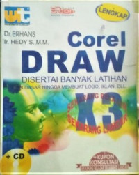 Image of Corel Draw : Disertai banyak latihan latihan dasar hingga membuat logo, iklan, dll