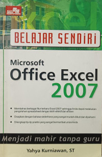 Image of Belajar Sendiri Microsoft Office Excel 2007
