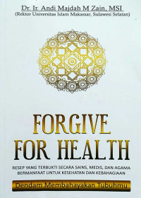 Image of Forgive For Health