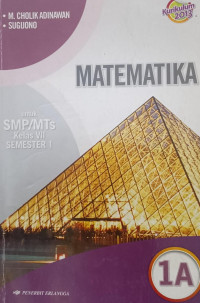 Image of Matematika untuk SMP/MTs II Kelas Semester 1