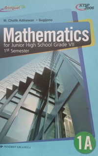Image of Mathematics for Junior High School Grade Vii