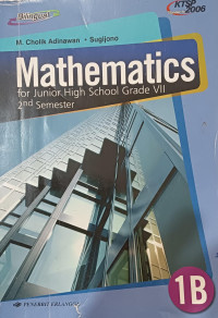 Image of Mathematics For Junior School Grade VII  1B