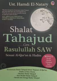 Image of Shalat Tahajjud Cara Rasulullah SAW Sesuai Al-Qur'an & Hadits