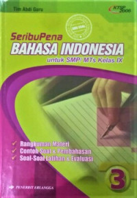 Image of Seribu Pena Bahasa Indonesia : Untuk SMP/MTs Kelas IX
