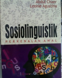 Image of Sosiolinguistik : Perkenalan Awal
